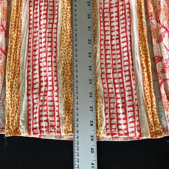 Rare Free People Squared Off Convertible Printed Maxi Skirt & Dress Sz S - Picture 7 of 16